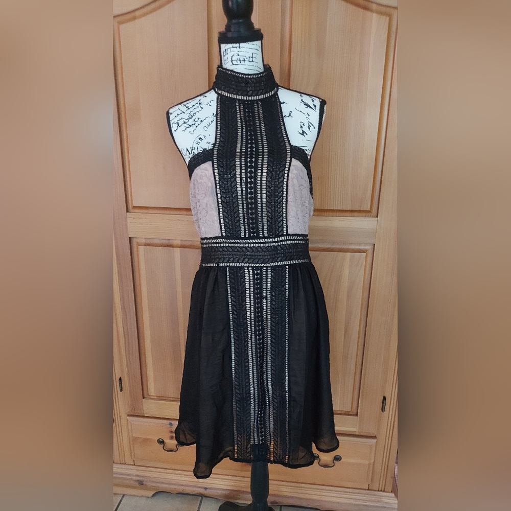 Dusty Pink/Black Dress